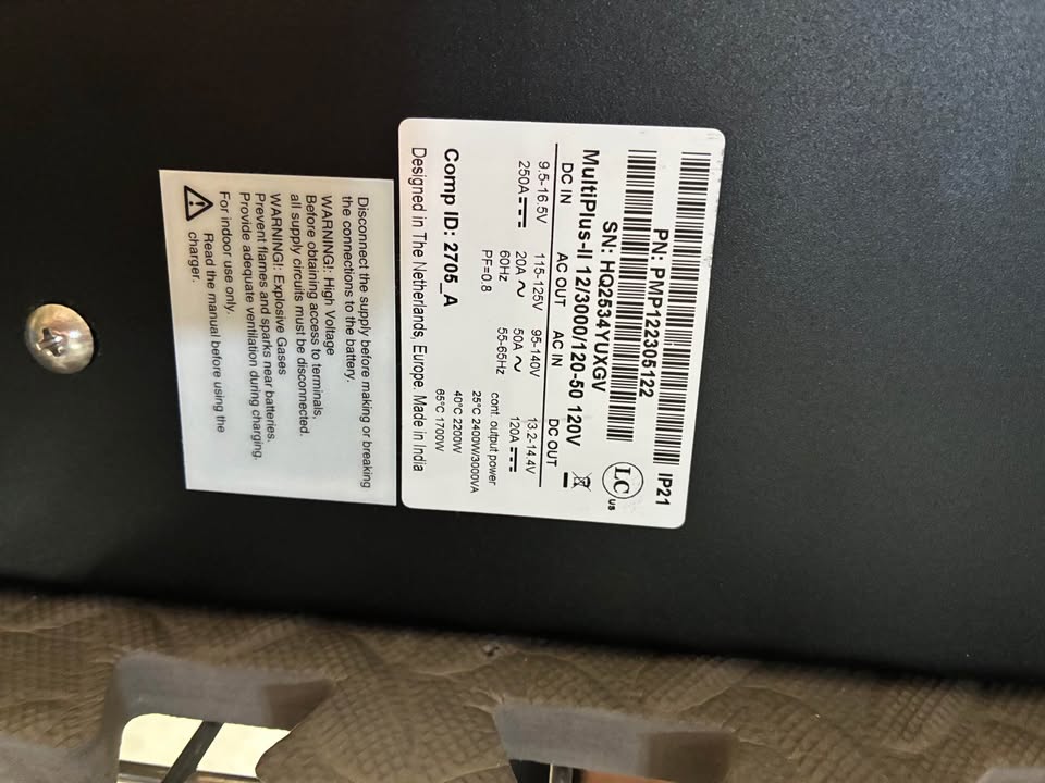 Victron Energy MultiPlus-II 12/3000/120-50 Inverter Charger (photo 3) — photo 3