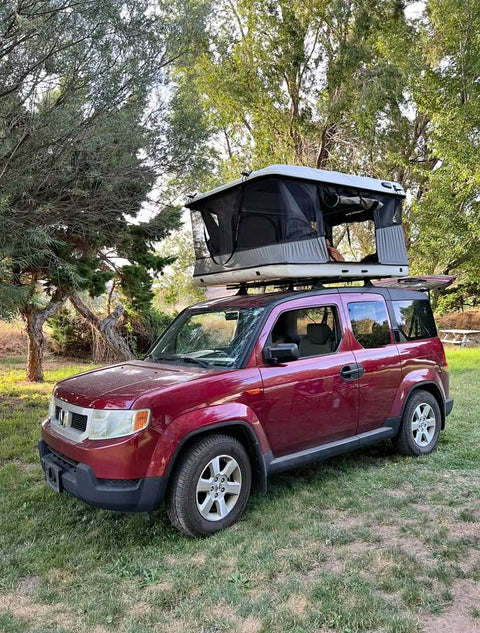 James Baroud roof tent and rack
