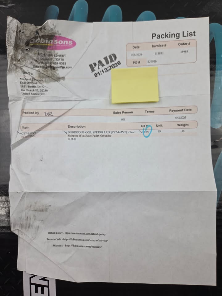 Toyota Land Cruiser 80 Series Dobinsons 2.5" Lift Rear Coil Springs Pair C97-147VT in Coeur D'Alene, ID (photo 3) — photo 3