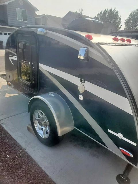 2014 Little Guy (nuCamp/T@G) silver shadow 6x10 teardrop trailer