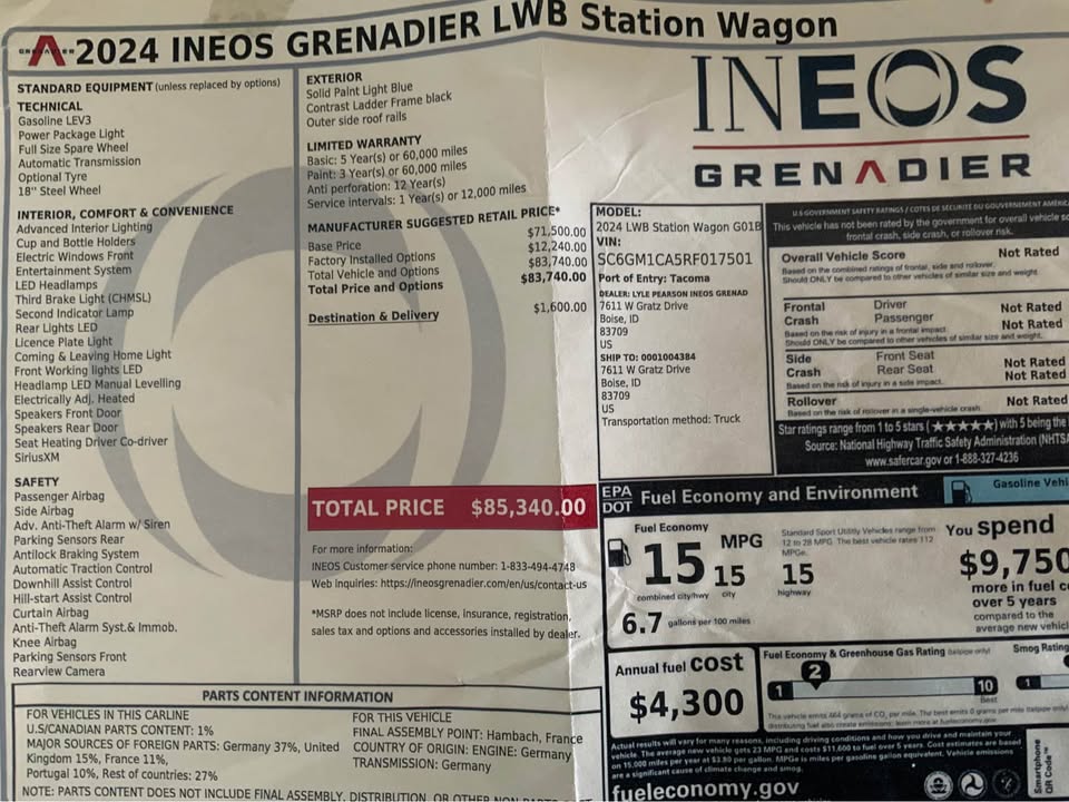 2024 Ineos Grenadier Station Wagon in Boise, ID (photo 9) — photo 9