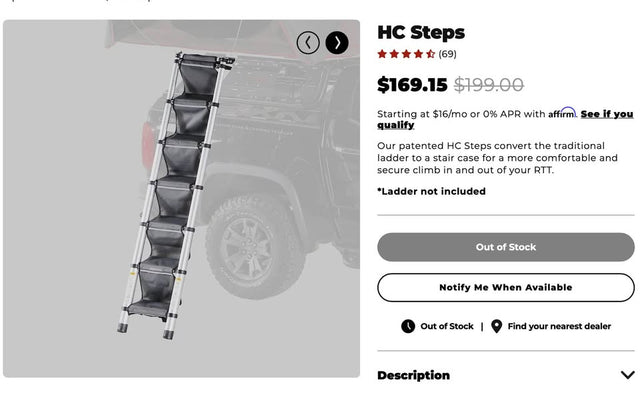 Yes, it's available. iKamper Skycamp 2.0 Rooftop Tent + self-inflating mattress — photo 3
