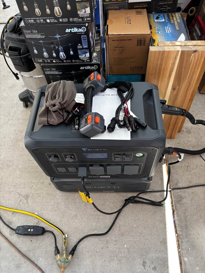 BLUETTI AC500 Portable Power Station with B300K Expansion Battery in Phoenix, AZ (photo 3) — photo 3