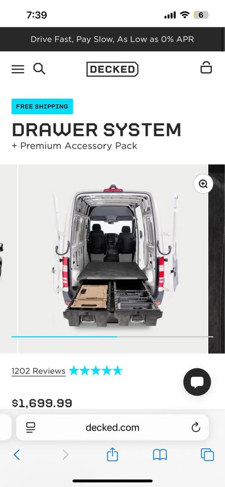 Chevy express 2009-2022 DECKED drawer system in Phoenix, AZ (photo 3) — photo 3