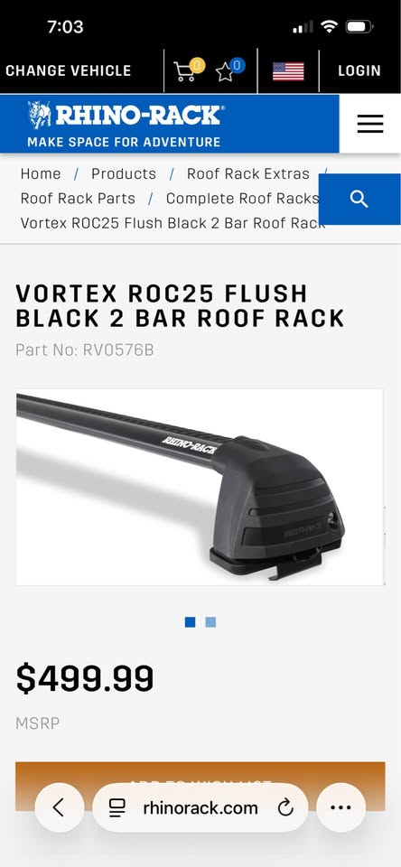 Rhino rack for SUV — photo 3