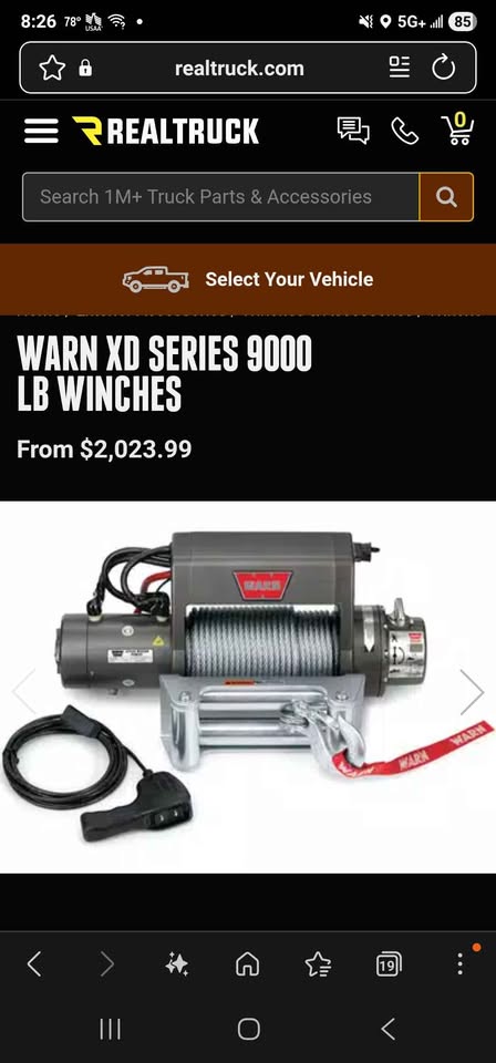 XD900i Warn winch in Hewitt, TX (photo 2) — photo 2