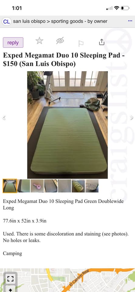 Megamat Sleeping Pad in San Bernardino, CA (photo 2)