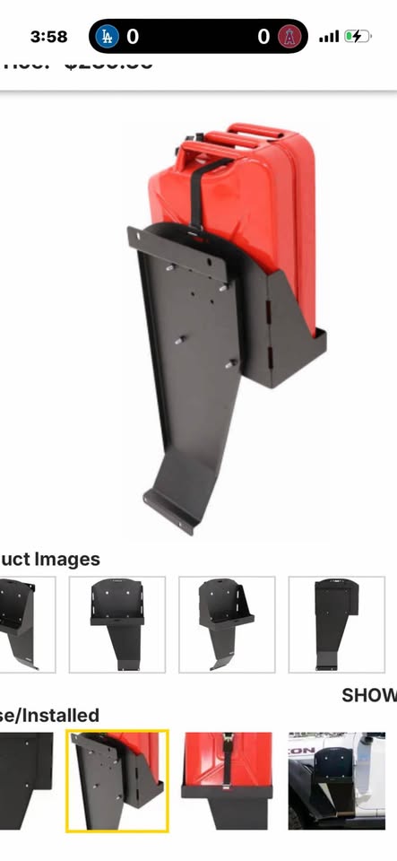 Jerry can mount - for Jeep Wrangler — photo 3