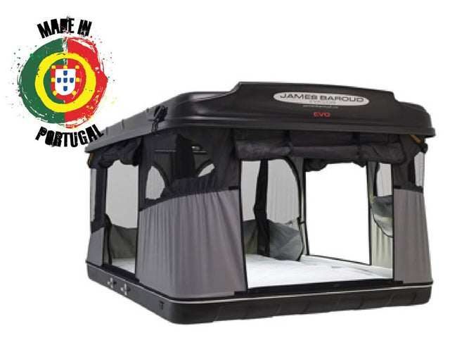 Best Rooftop Tent - James Baroud Evasion Series - Evo, Medium Black LIKE NEW — photo 3