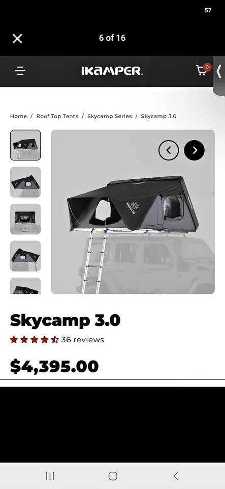 iKamper Skycamp 3.0 Rooftop Pop-Up Tent in Austin, TX (photo 1) — photo 1