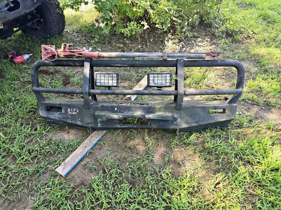 ARB Front bumper with high lift jack for XJ, Jeep Cherokee (photo 1) — photo 1