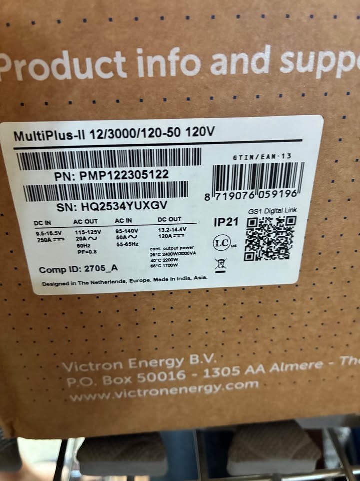 Victron Energy MultiPlus-II 12/3000/120-50 Inverter Charger (photo 5) — photo 5