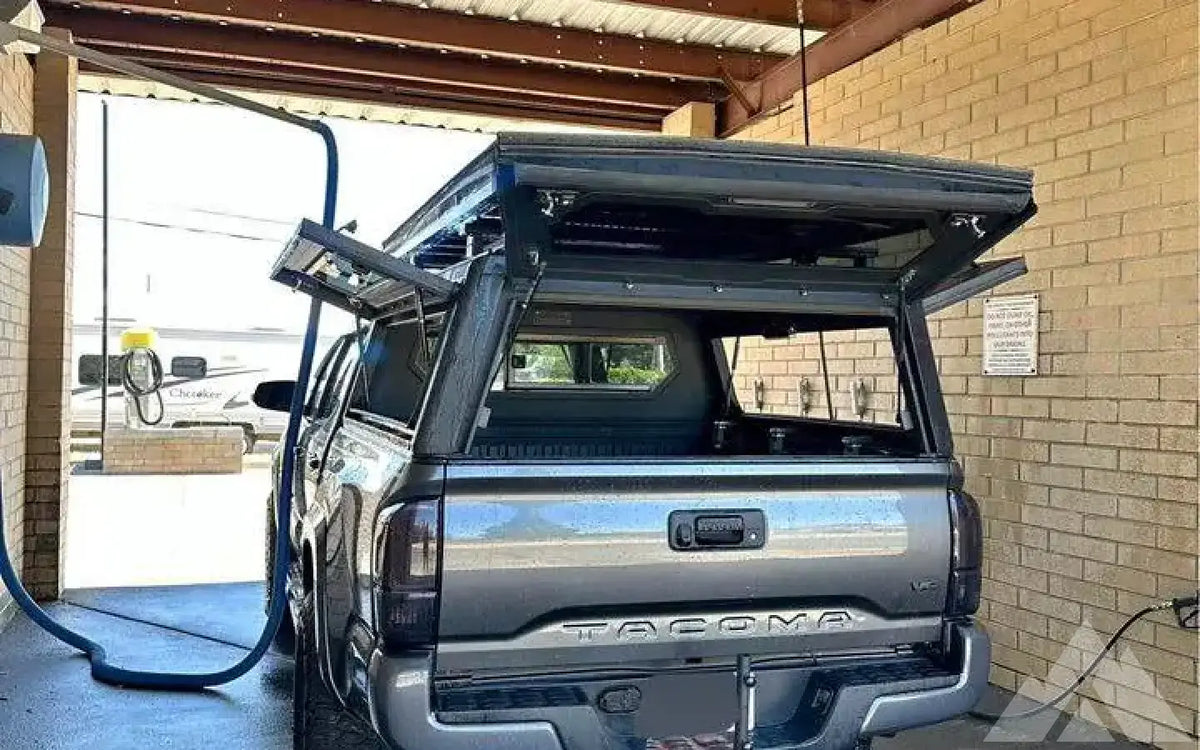 AluCab Contour Canopy 3rd Gen Tacoma Short Bed — used for sale in Provo, UT (photo 3) — photo 3