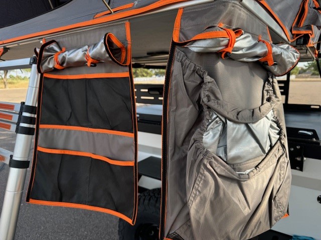 equipped with a robust RV rental trailer