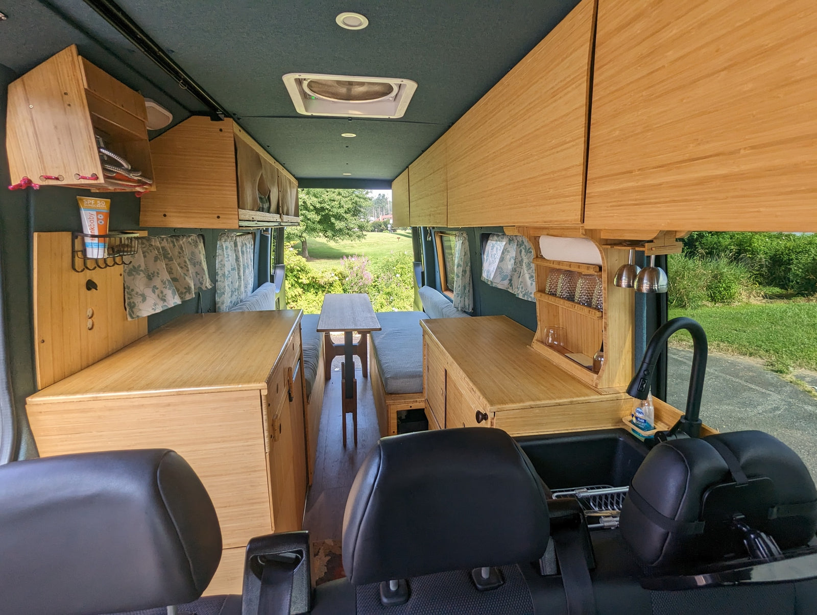 revealing custom wood interior