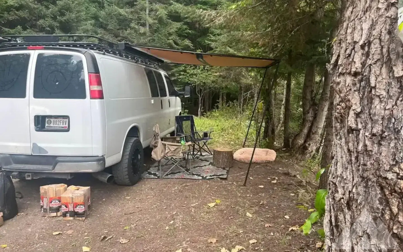 ARB awning with LED lights — used camp awnings for sale (photo 2)