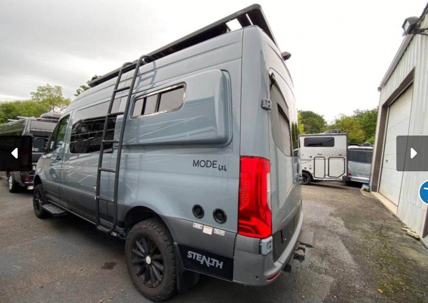 ready for adventure.|Gray MODE 4x4 Stealth Sprinter van rv rental