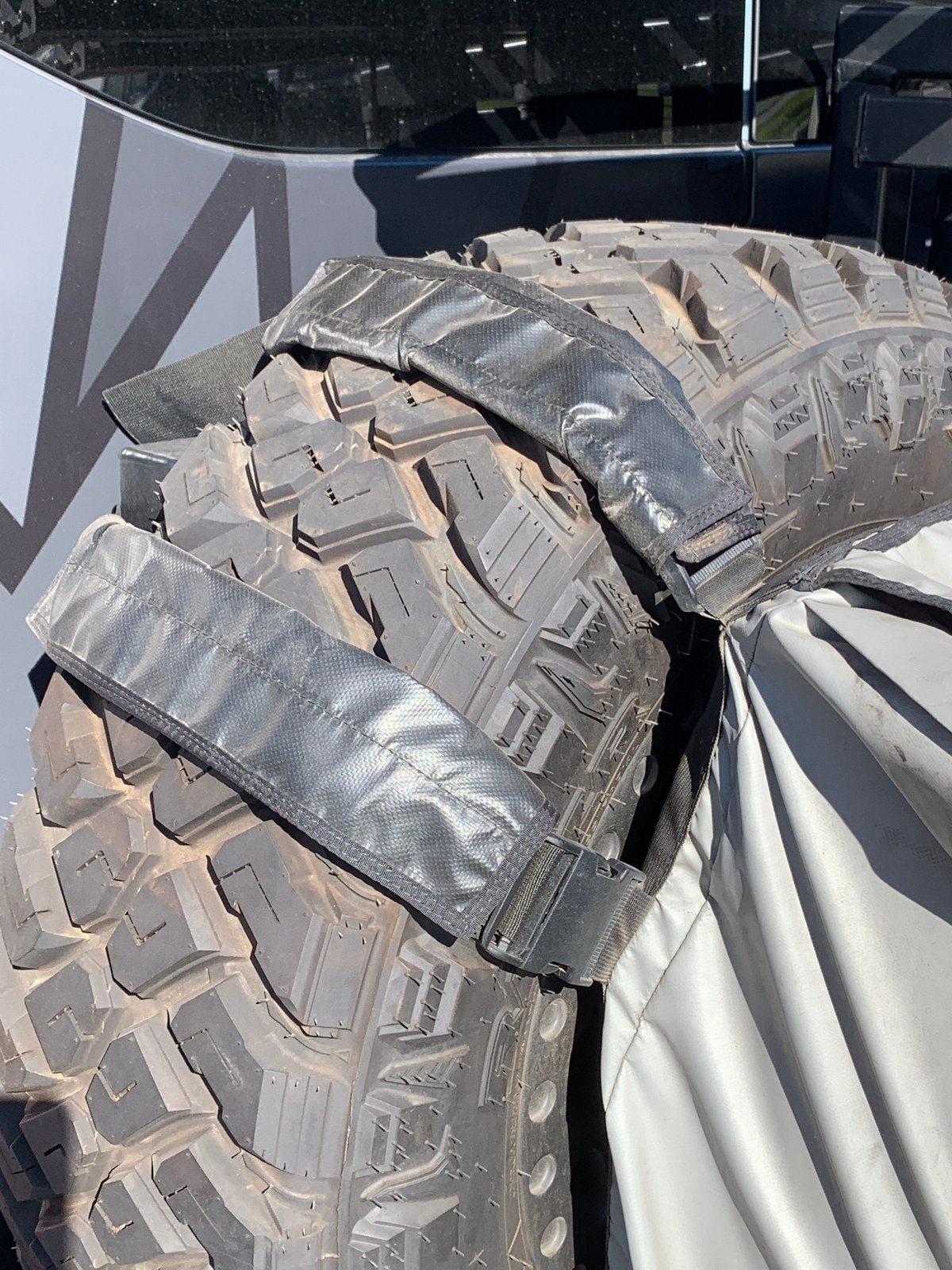 Vinyl Covers - Spare Tire Trash Bag — Overland Gear Guy (photo 2) — photo 2