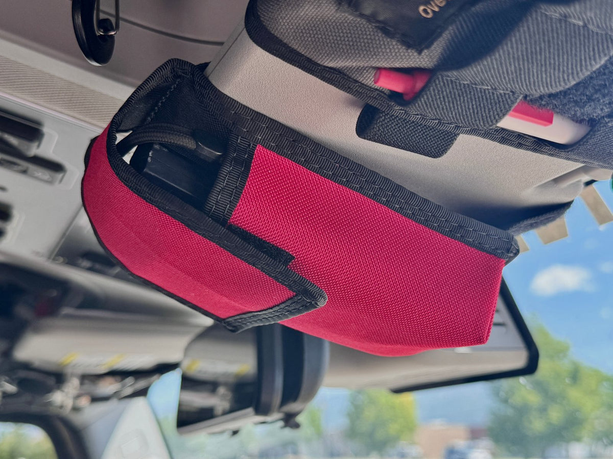 Sun Visor Radio Pouch — Overland Gear Guy (photo 7) — photo 7
