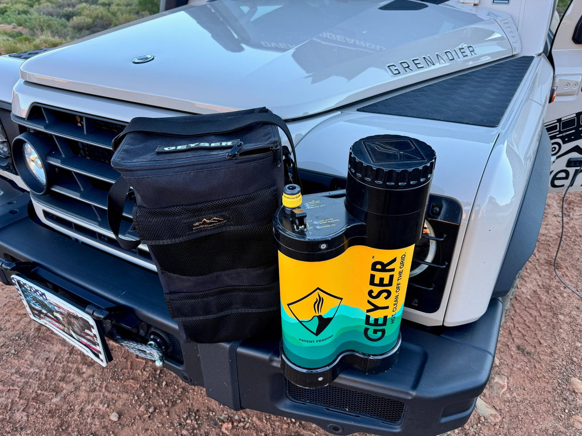 Geyser Systems Shower Carry Bag — Overland Gear Guy (photo 2) — photo 2