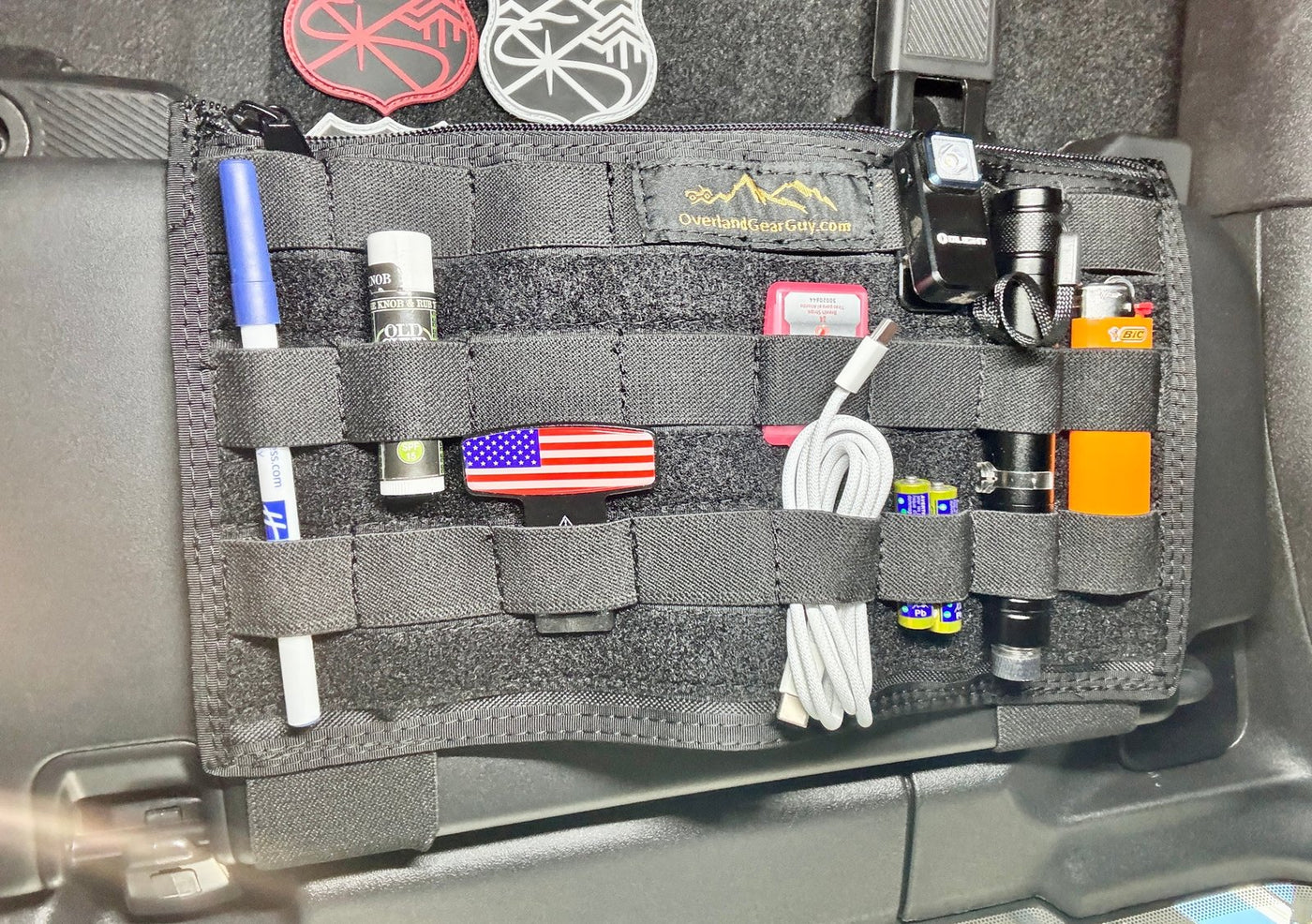 Bronco MOLLE Visor Organizer - Ford Bronco Visor — Overland Gear Guy (photo 8) — photo 8