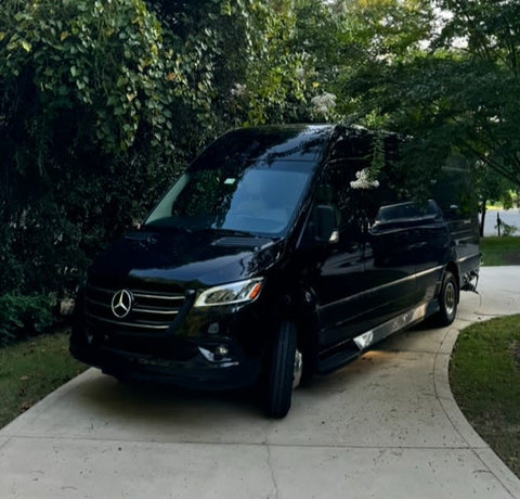 The Black Label Executive Sprinter - Luxury Mercedes w/bathroom overland rental