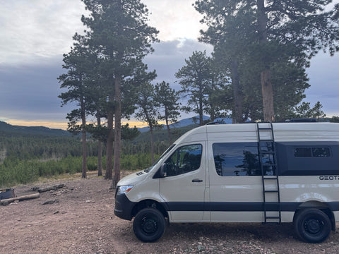 2025 Geotrek Albatross AWD Mercedes Sprinter Camper Van overland rental