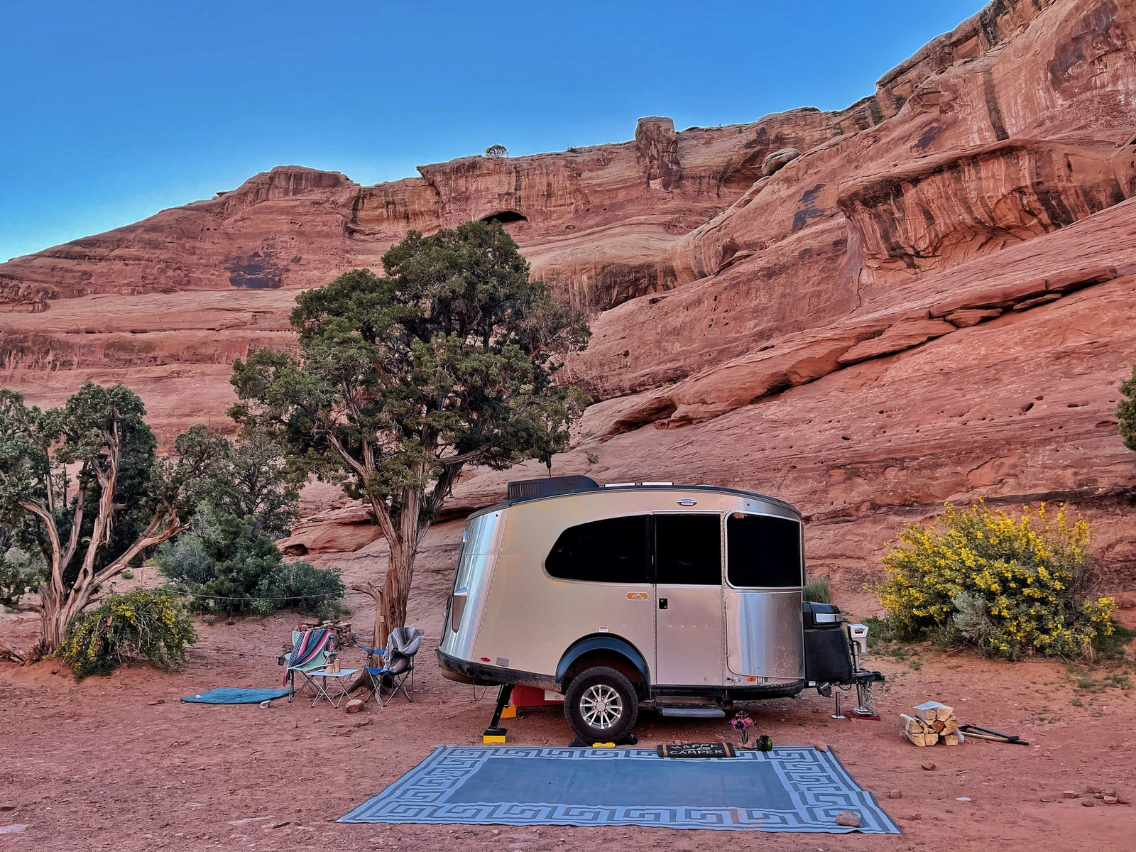 Scenic desert camping with an RV rental