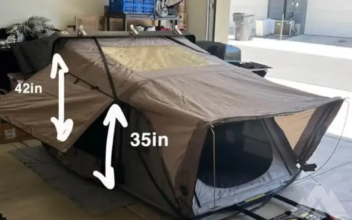 Bushveld all season hard shell roof top tent — used rooftop tents for sale (photo 6) — photo 6