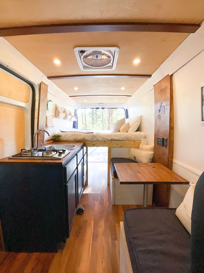 & wood accents for cozy travel.|Adventure awaits! This rv rental