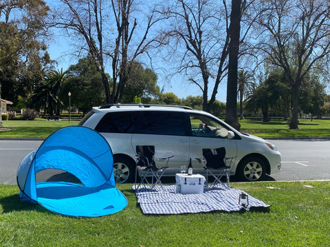 Micro-Camper includes all the camp gear. Perfect couple's adventure getaway overland rental