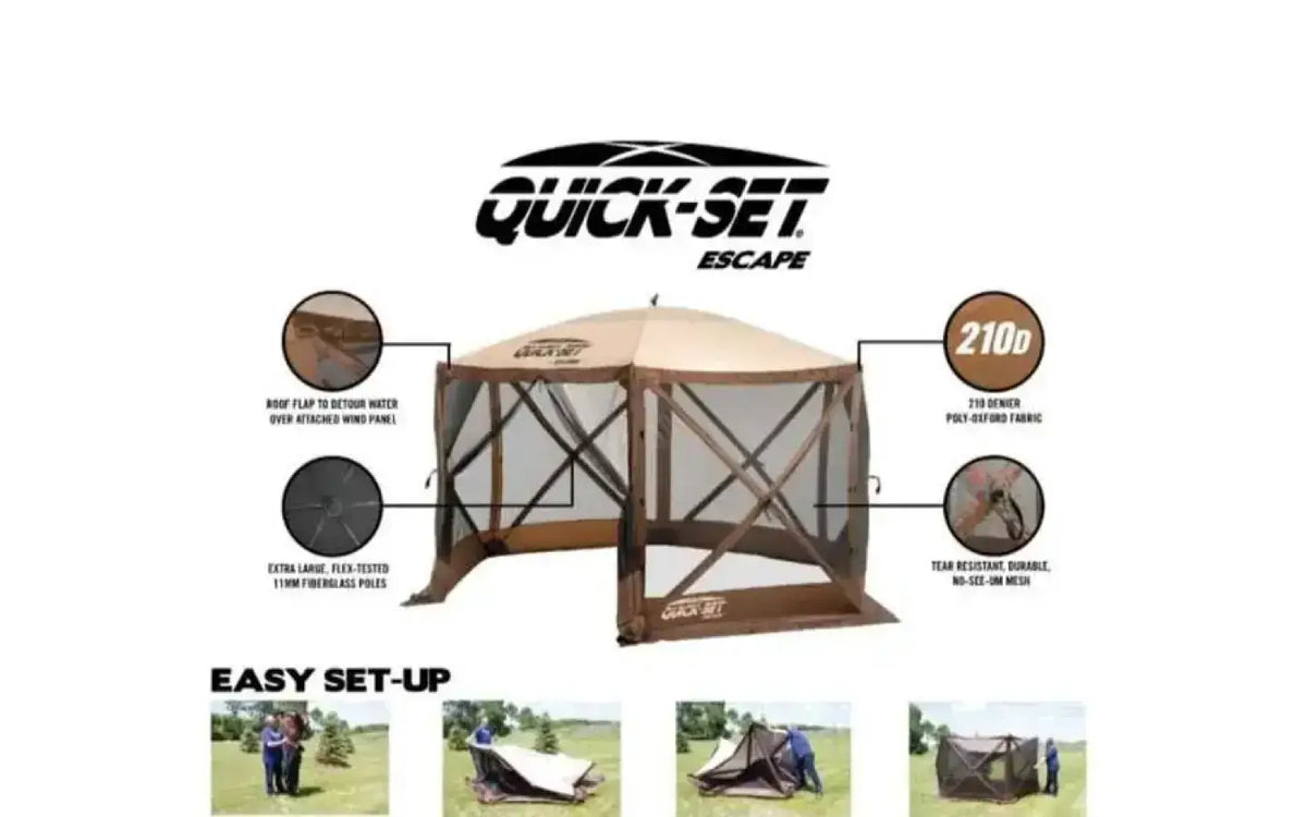 CLAM QUICK-SET + accessories.New in box — new tents & canopies for sale (photo 2) — photo 2