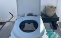 Clean waste portable toilet