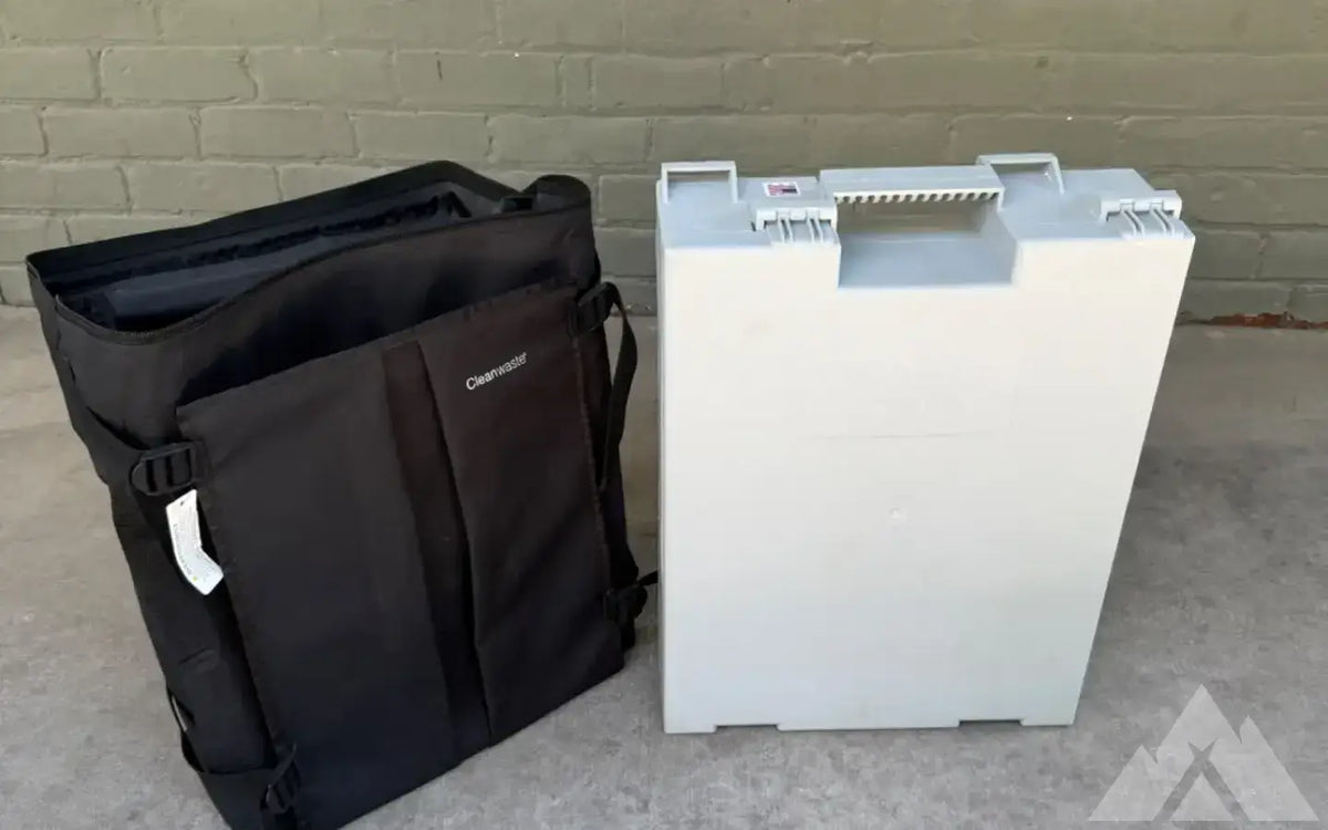 Cleanwaste Portable Toilet Seat & Storage — used showers & toilets for sale (photo 2) — photo 2