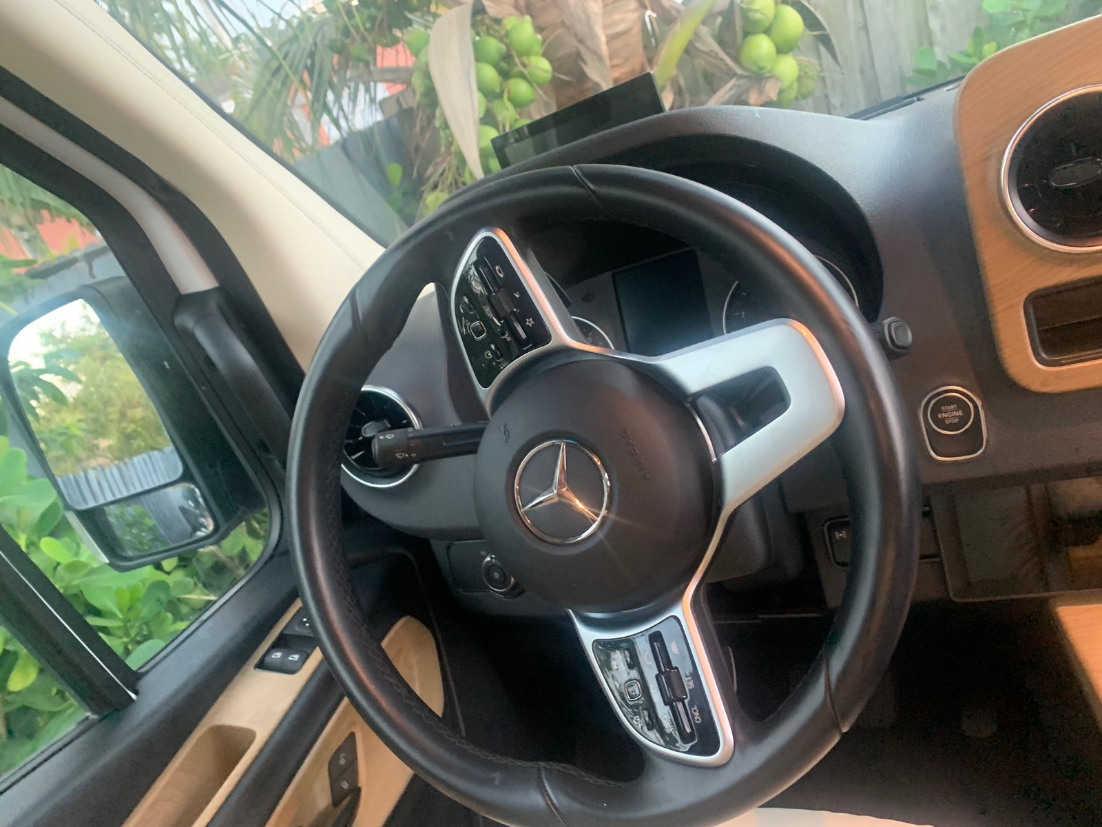 showing the dashboard