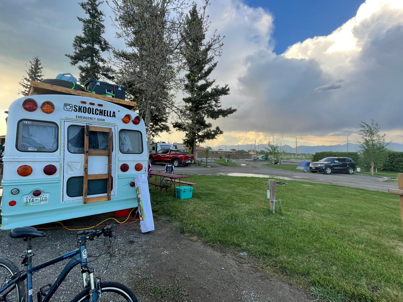 ideal for RV rental adventures.|Explore this unique RV rental: features a netted bunk bed