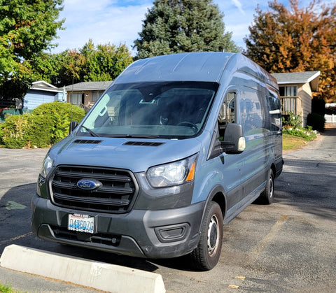 2020 Ford Transit High Roof Camper Van overland rental