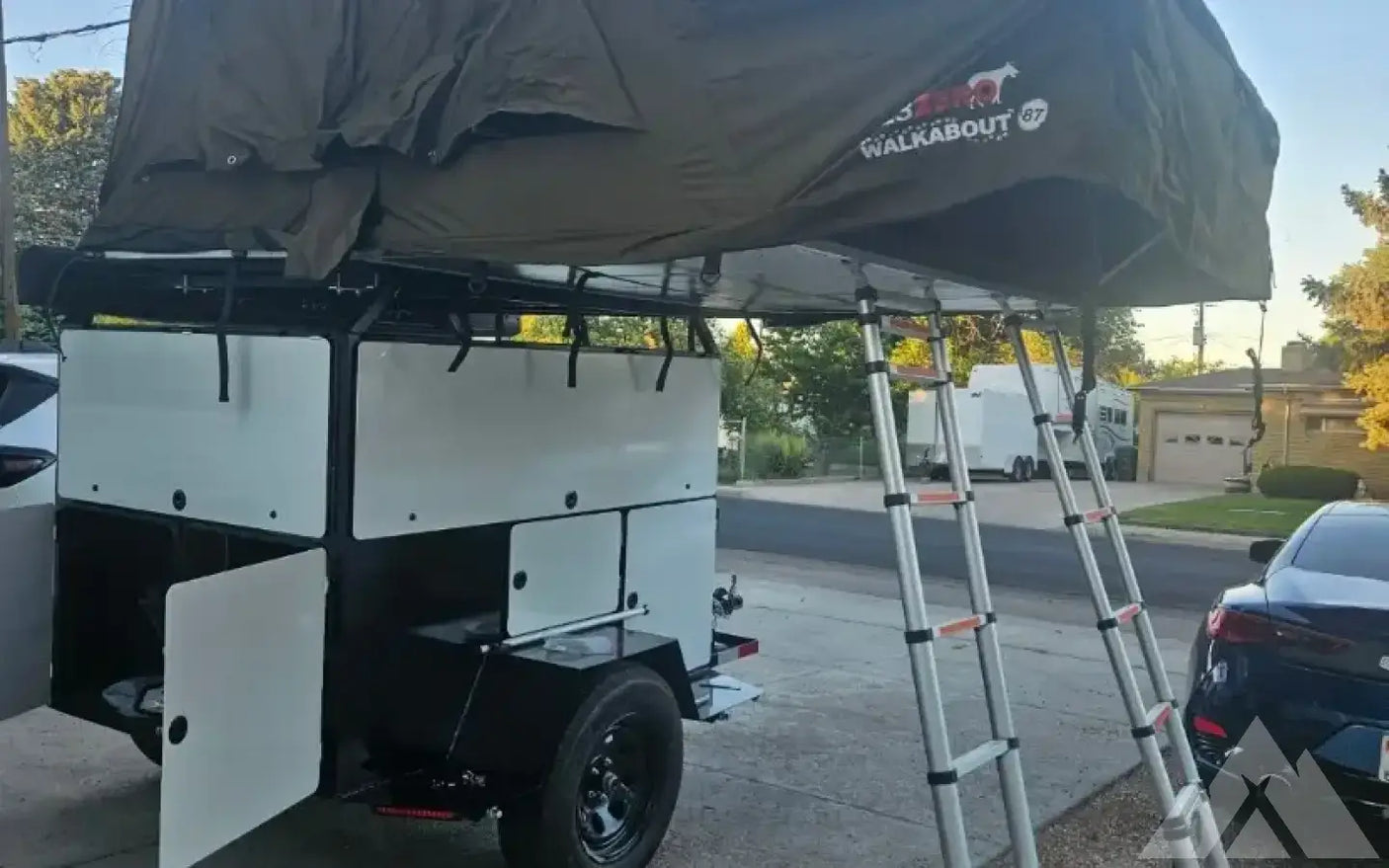 Custom 2 level overland trailer — used overland trailer for sale in Pocatello, ID (photo 2)
