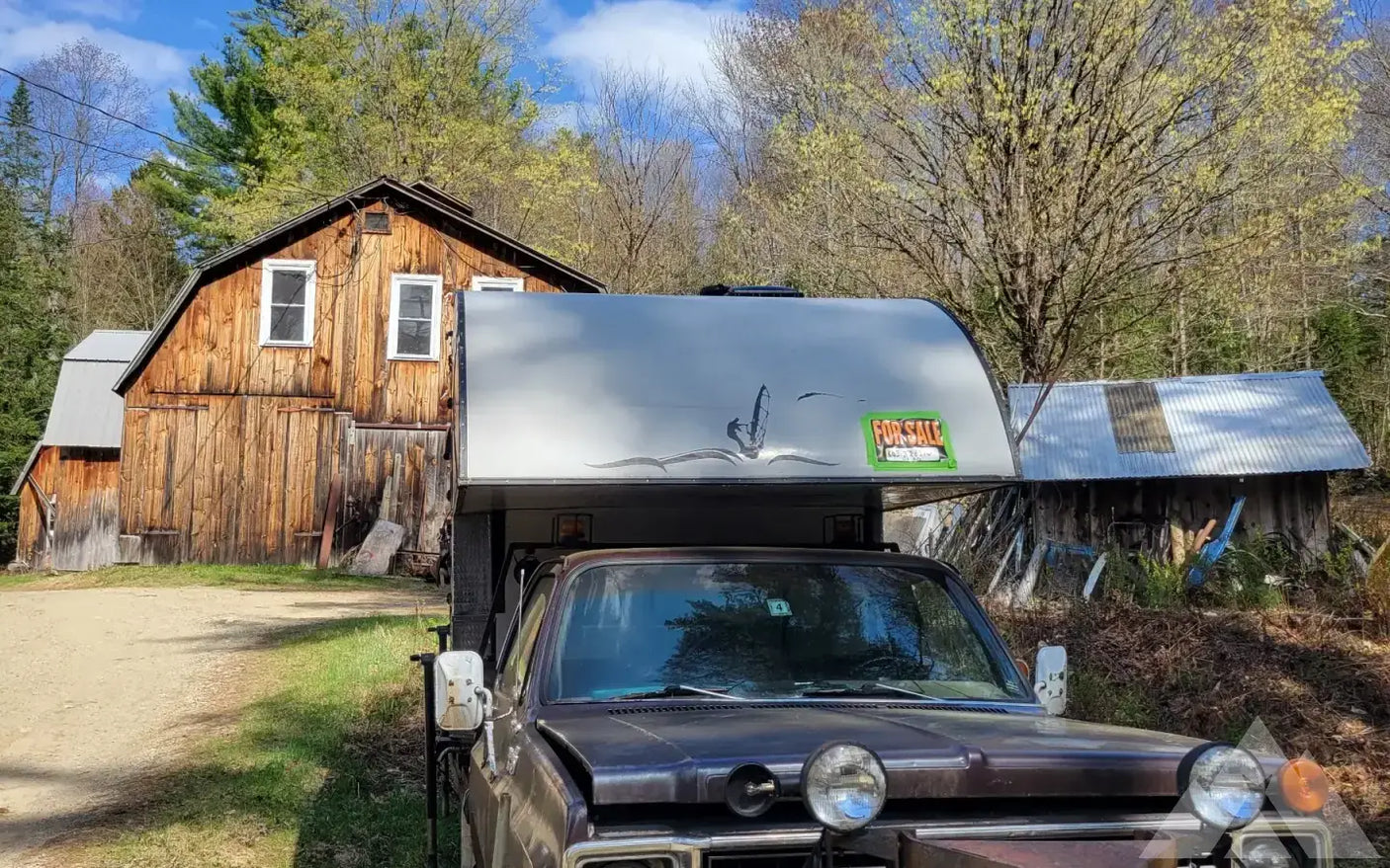 Custom built flatbed camper with aluminum bed — used for sale in Acworth, NH (photo 5)