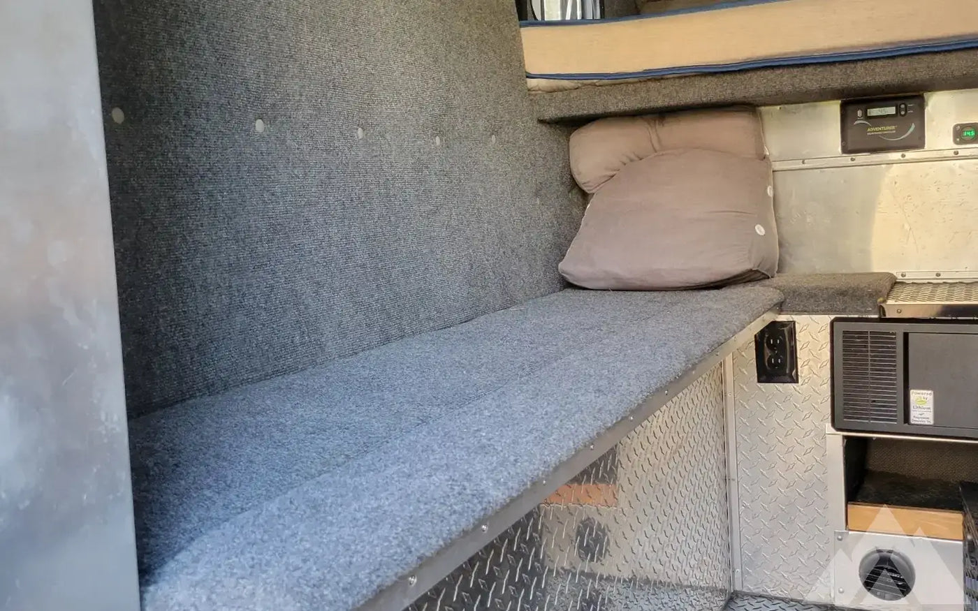 Custom built flatbed camper with aluminum bed — used for sale in Acworth, NH (photo 3) — photo 3
