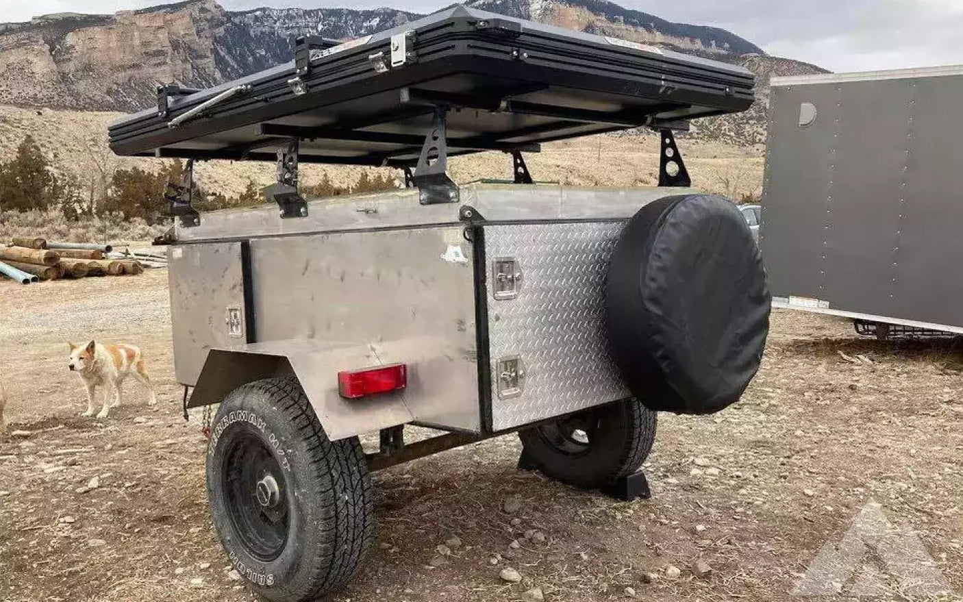 Custom Overlander Trailer with Roofnest Falcon XL — used overland trailer for sale in Las Vegas, NV (photo 4)