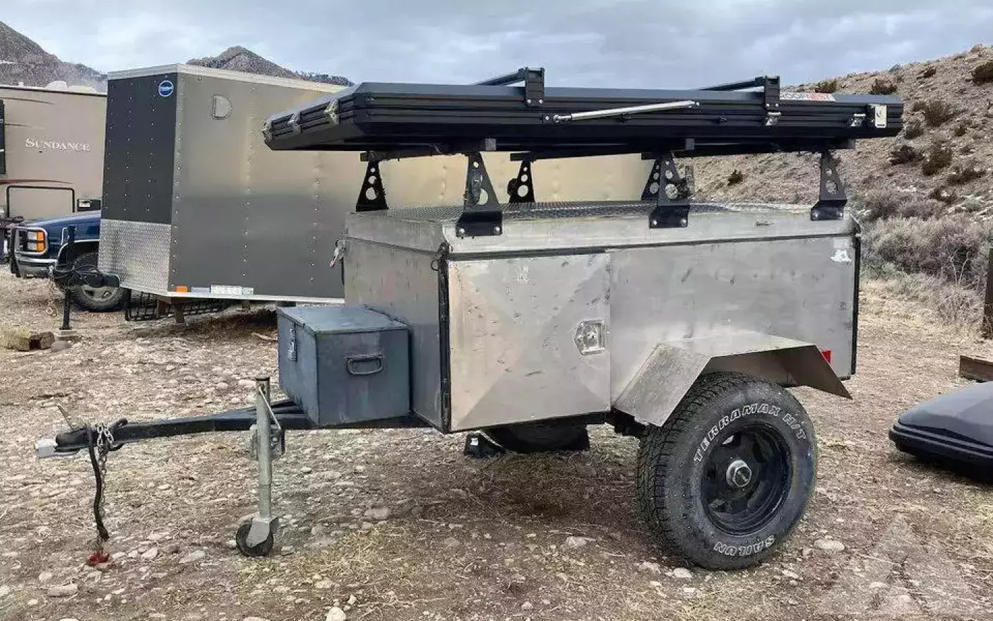 Custom Overlander Trailer with Roofnest Falcon XL — used overland trailer for sale in Las Vegas, NV (photo 5)