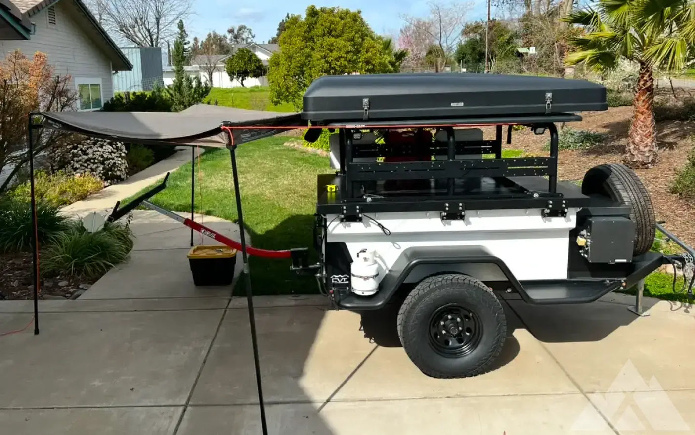 CVT OVERLAND AND IKAMPER SKYCAMP 3.0 with extras — used overland trailer for sale in Roseville, CA (photo 3)