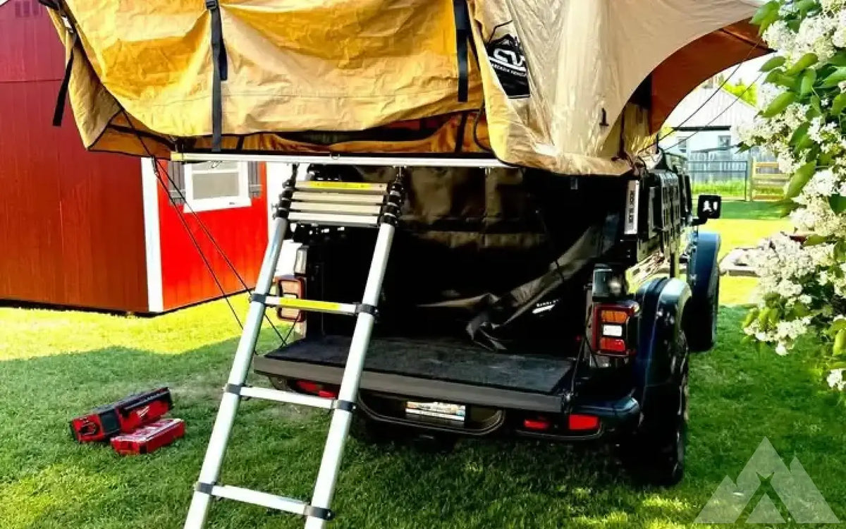CVT rooftop tent with Rock Slide Engineering frame — used rooftop tents for sale (photo 3) — photo 3