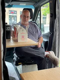 ideal for your next van life adventure.|Inside an RV rental