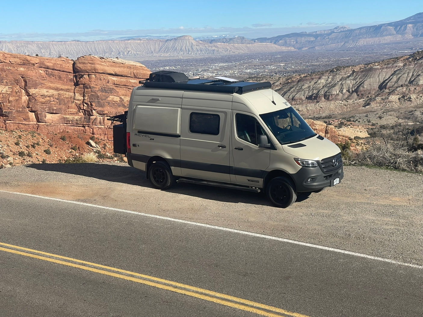 a Winnebago Revel campervan