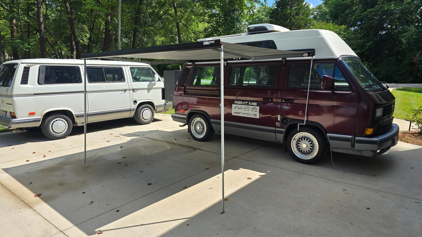 and scenic views for your next adventure.|Experience comfort on the road in this spacious camper van. Ideal for your next RV rental trip