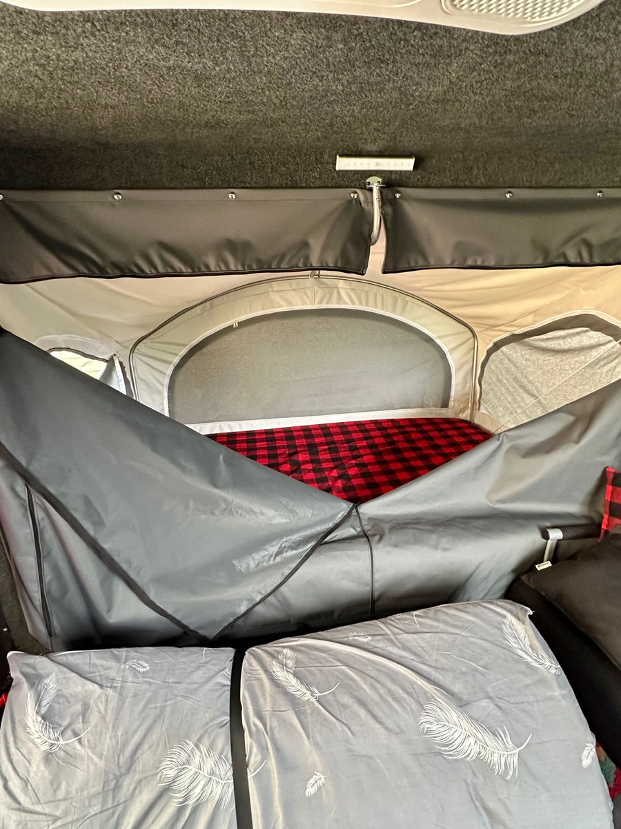 a compact pop-up camper for your next RV rental