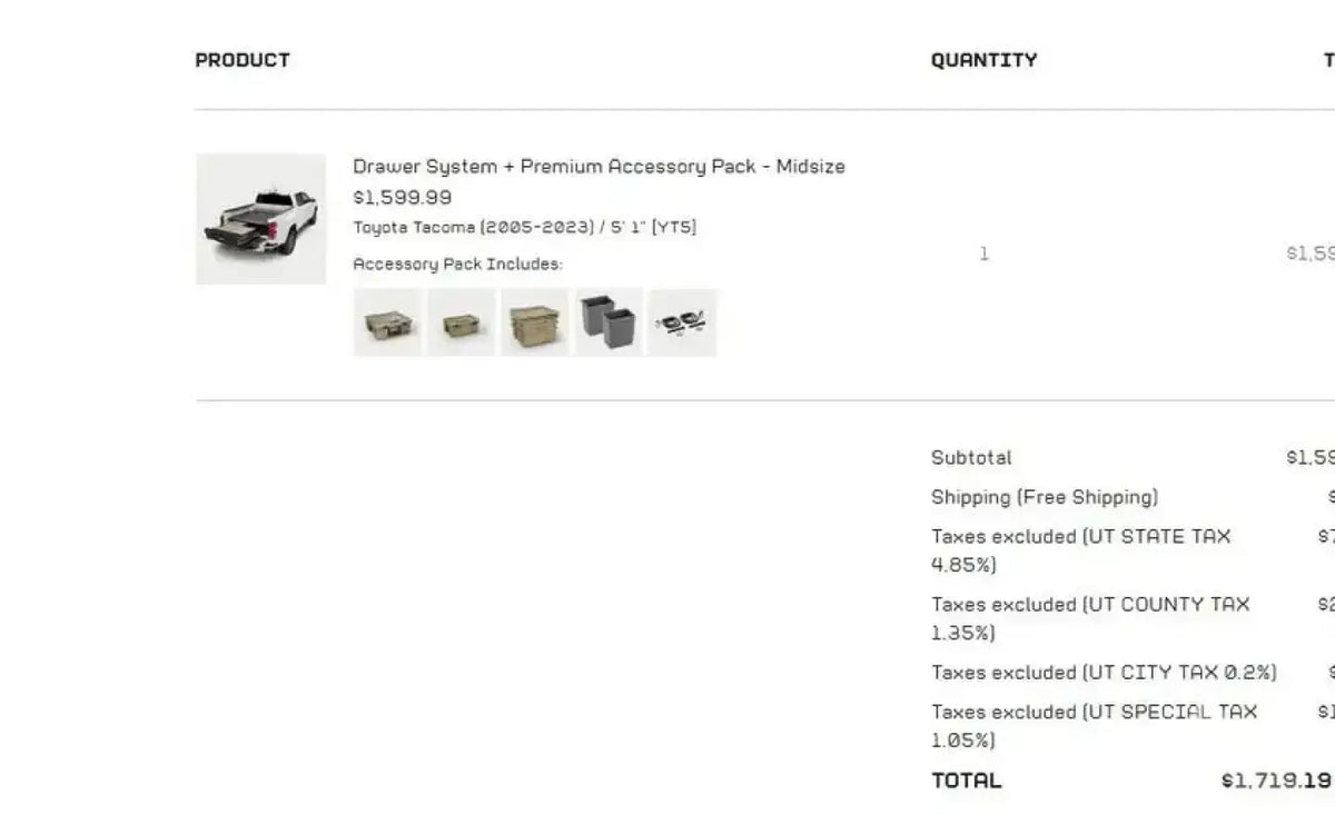 Decked drawer system for 3rd Gen Tacoma short bed — used drawer systems for sale (photo 6) — photo 6