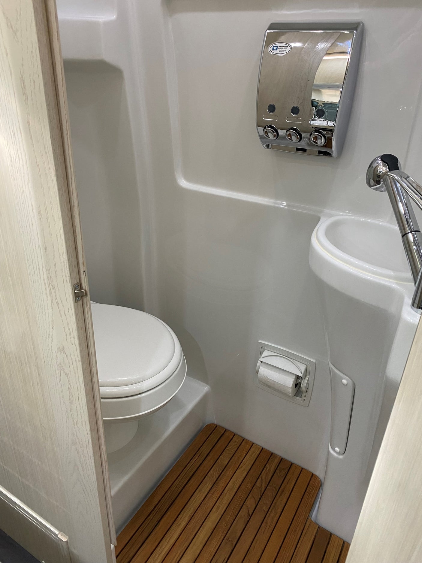find a compact kitchen with a sink
